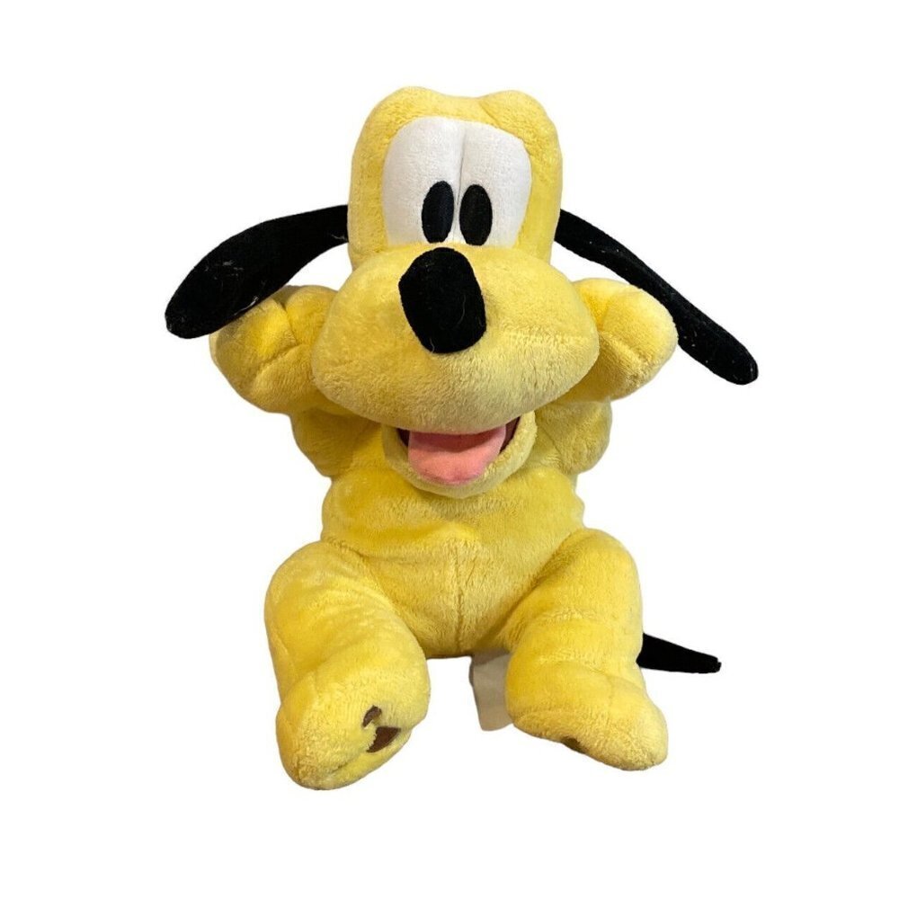 Disney Babies Pluto Stuffed Animal Plush 11" Long No Blanket